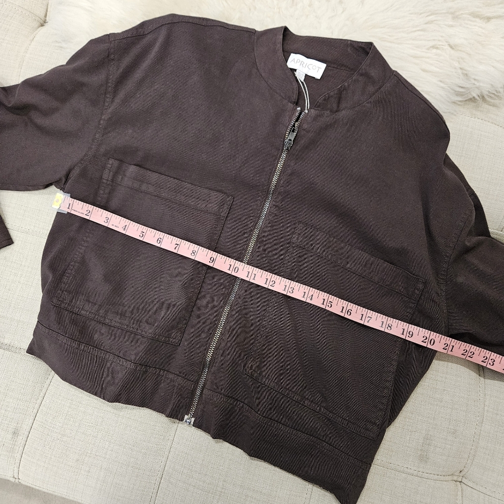 Soft Twill Stand Collar Jacket - Picture 7 of 14